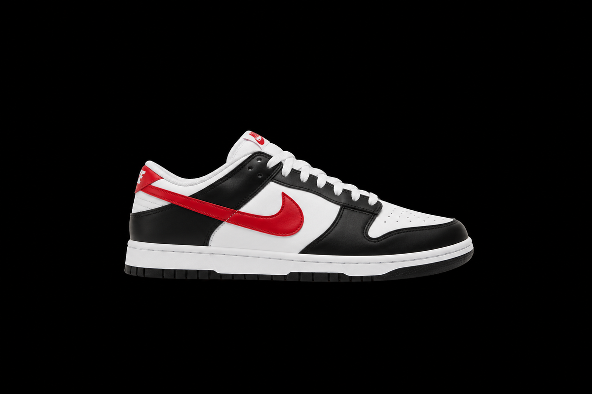 Nike Dunk Low “Red Swoosh Panda”
