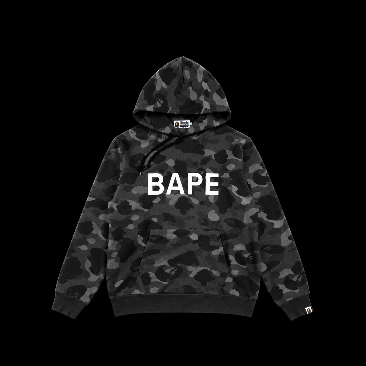 A Bathing Ape “Black Camo” Hoodie