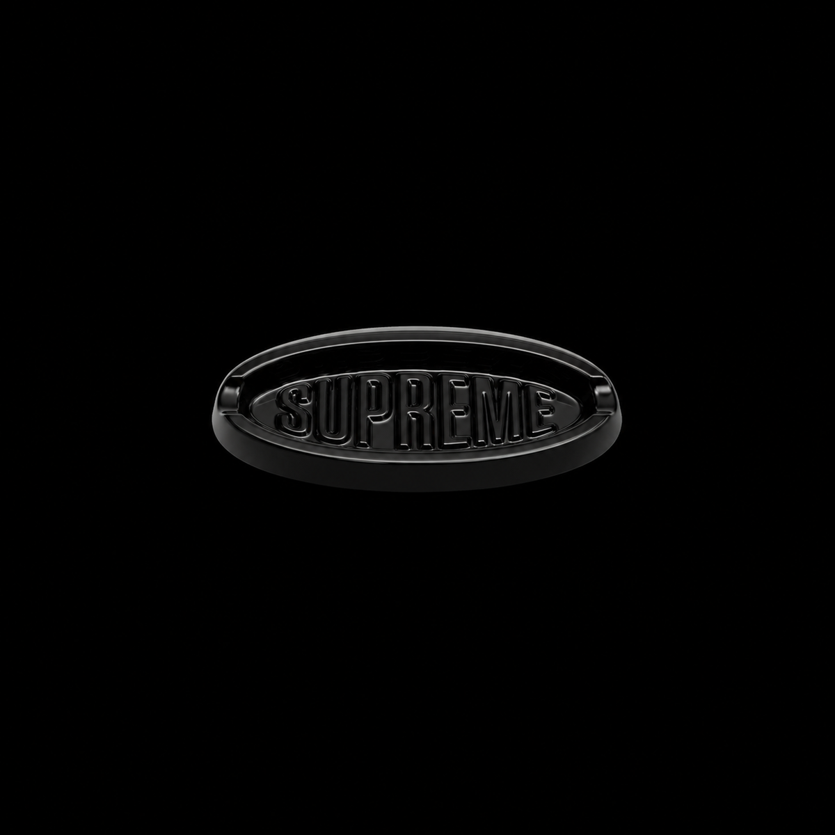Supreme Oval Tray “Black”